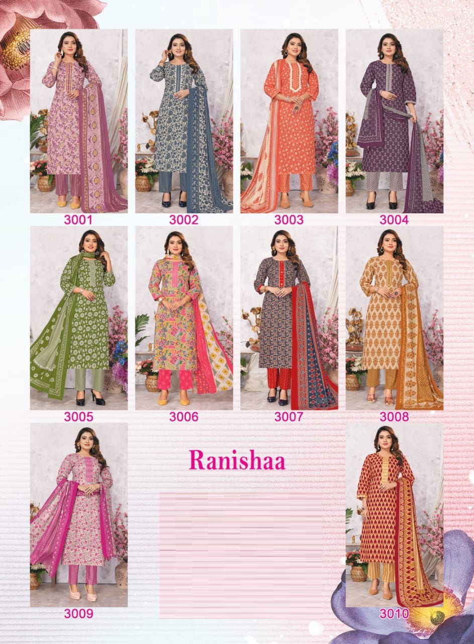 Laado Ranishaa Vol 3 Printed Jaipuri Readymade Suits
